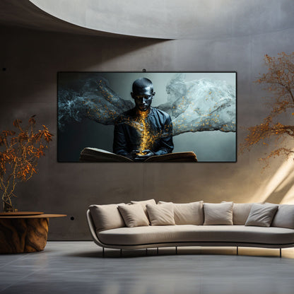 Beyond Meditation - Tablouri moderne pe sticla securizata pentru living contemporan NO11