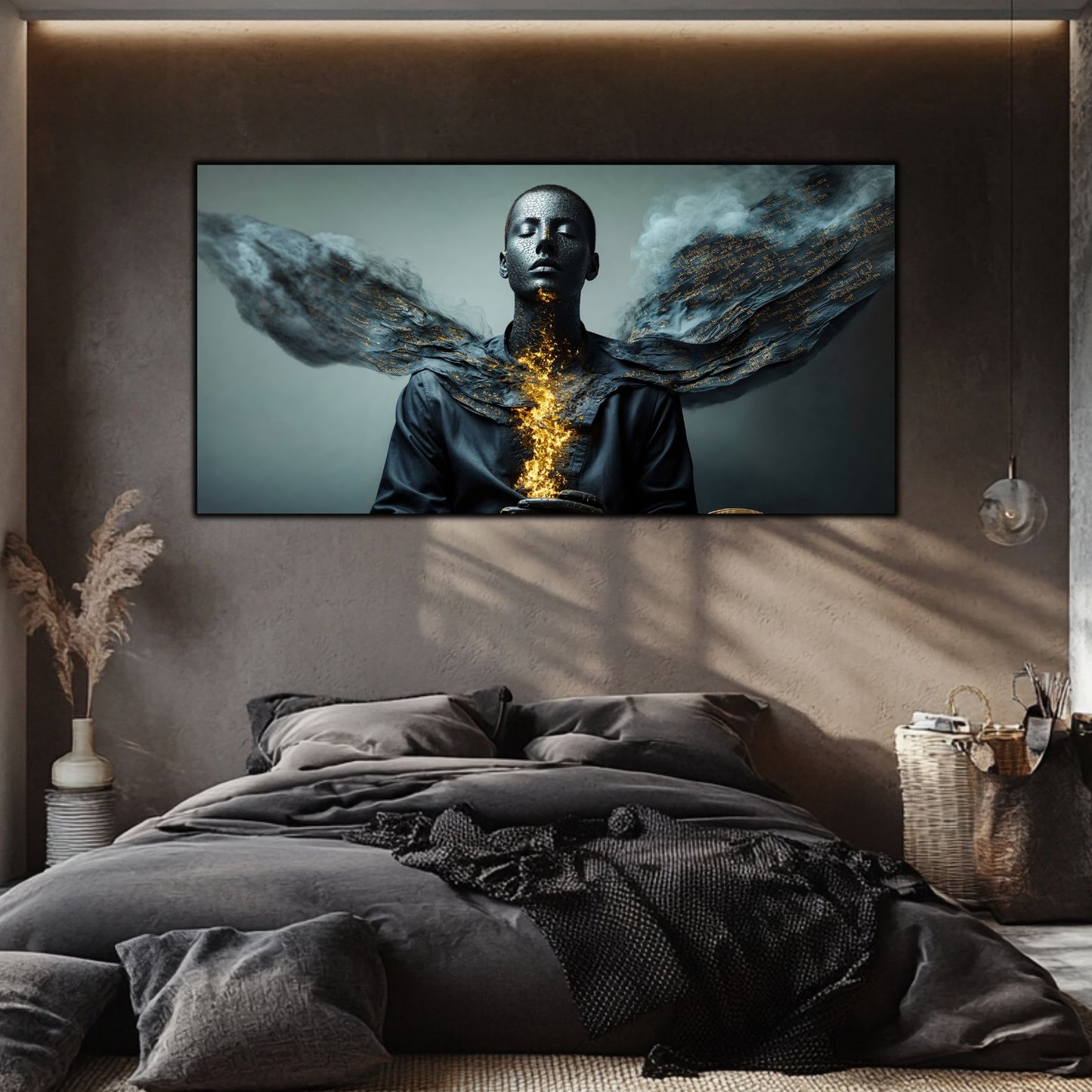 Beyond Meditation - Tablouri moderne pe sticla securizata pentru living contemporan NO22