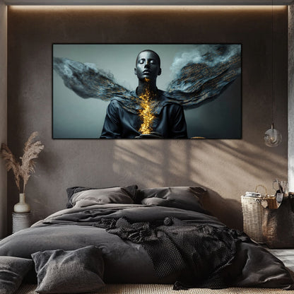 Beyond Meditation - Tablouri moderne pe sticla securizata pentru living contemporan NO22