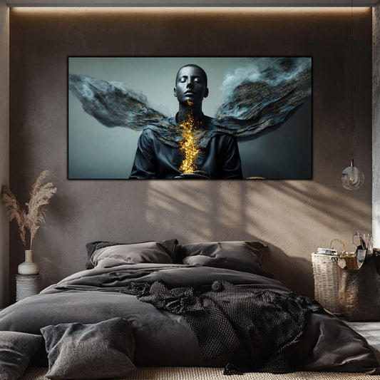 Beyond Meditation - Tablouri moderne pe sticla securizata pentru living contemporan NO22