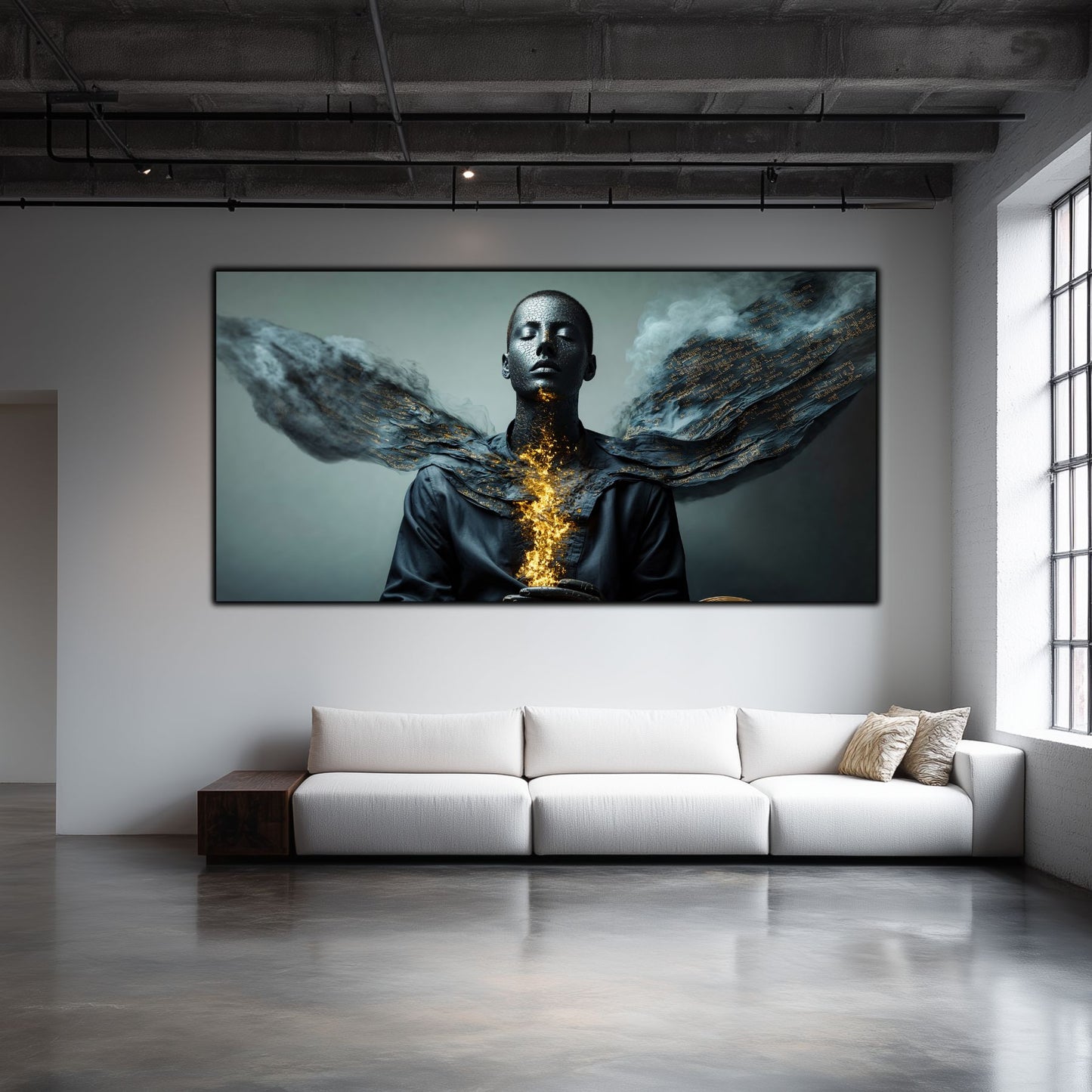 Beyond Meditation - Tablouri moderne pe sticla securizata pentru living contemporan NO22