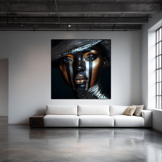 Dark Glow - Tablou Decorativ pt Peretele Livingului Modern - NO07
