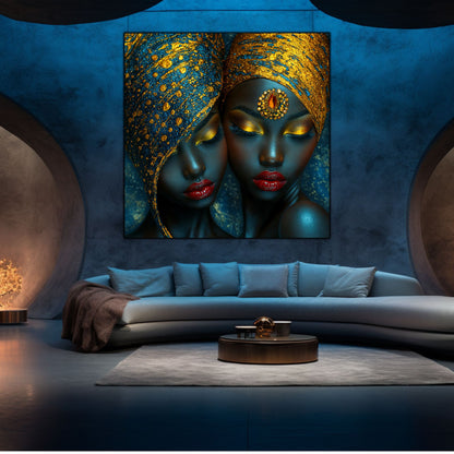 Tablou unicat din sticlă securizată - Beyond Tribe NO34