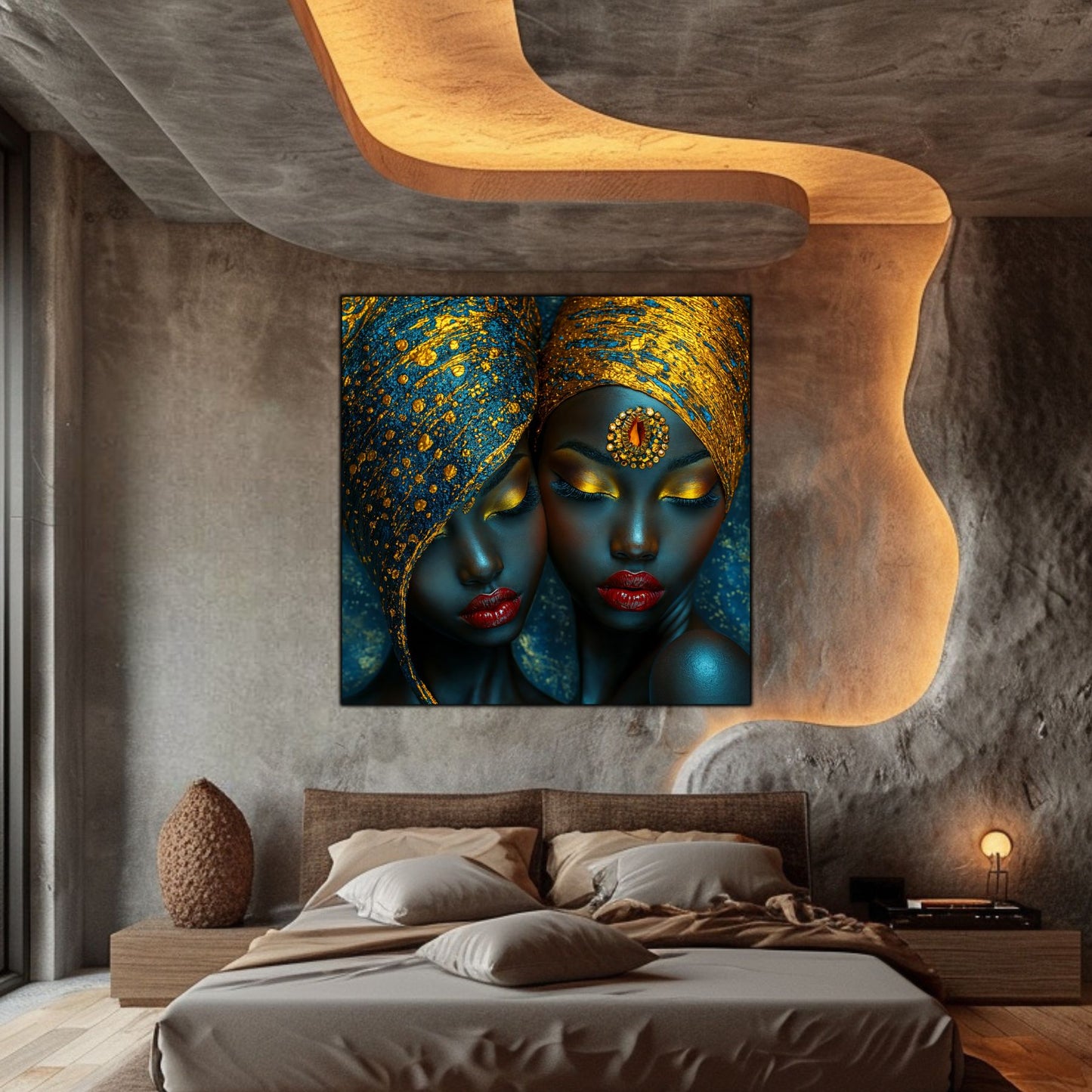 Tablou unicat din sticlă securizată - Beyond Tribe NO34