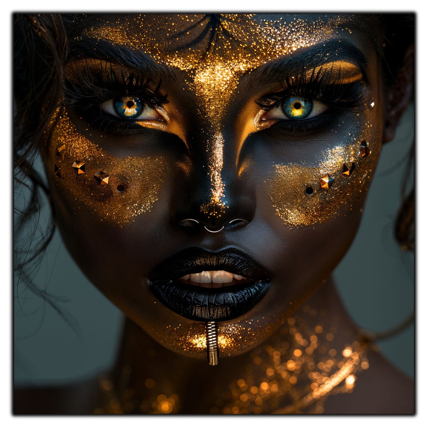 Tablou Sticla Securizata - Dark Zen - Reimagined10