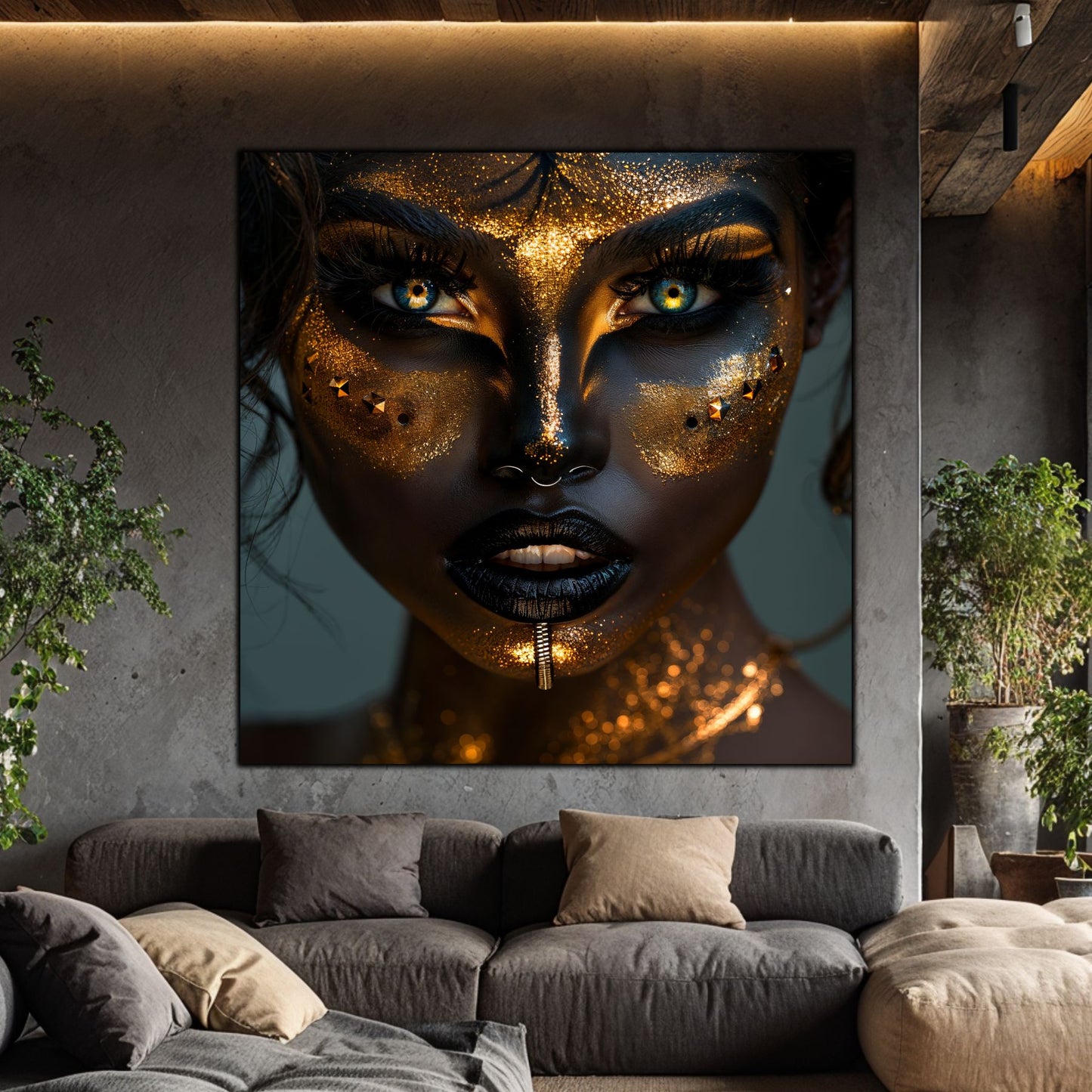 Tablou Sticla Securizata - Dark Zen - Reimagined10