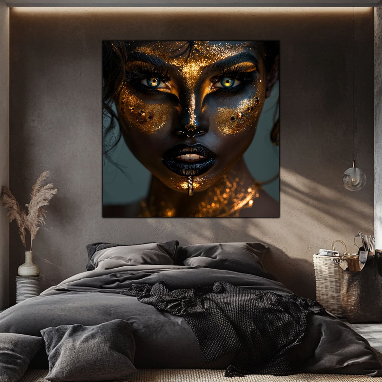 Tablou Sticla Securizata - Dark Zen - Reimagined10