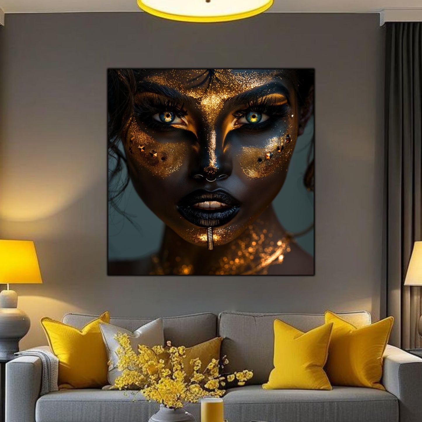 Tablou Sticla Securizata - Dark Zen - Reimagined10