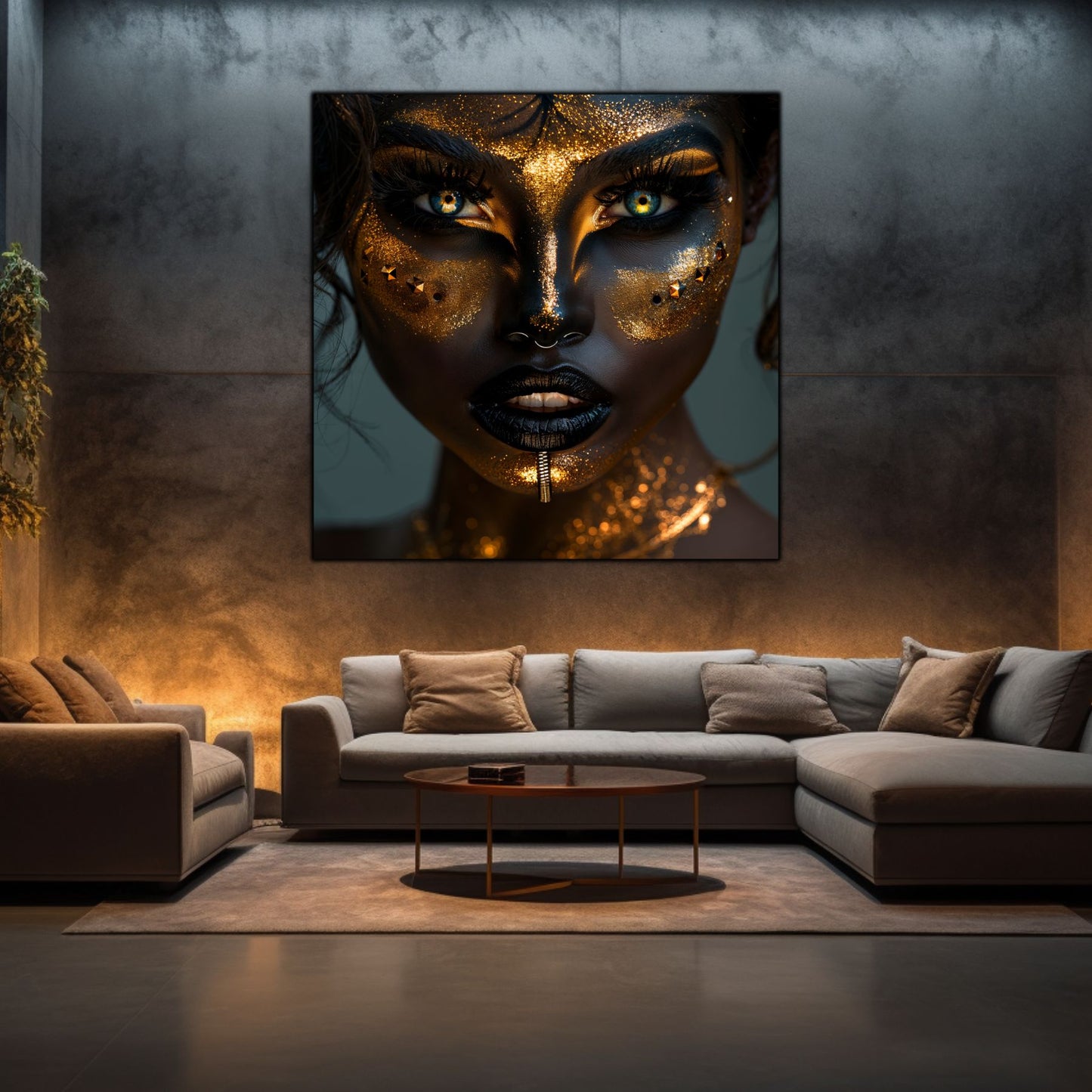 Tablou Sticla Securizata - Dark Zen - Reimagined10