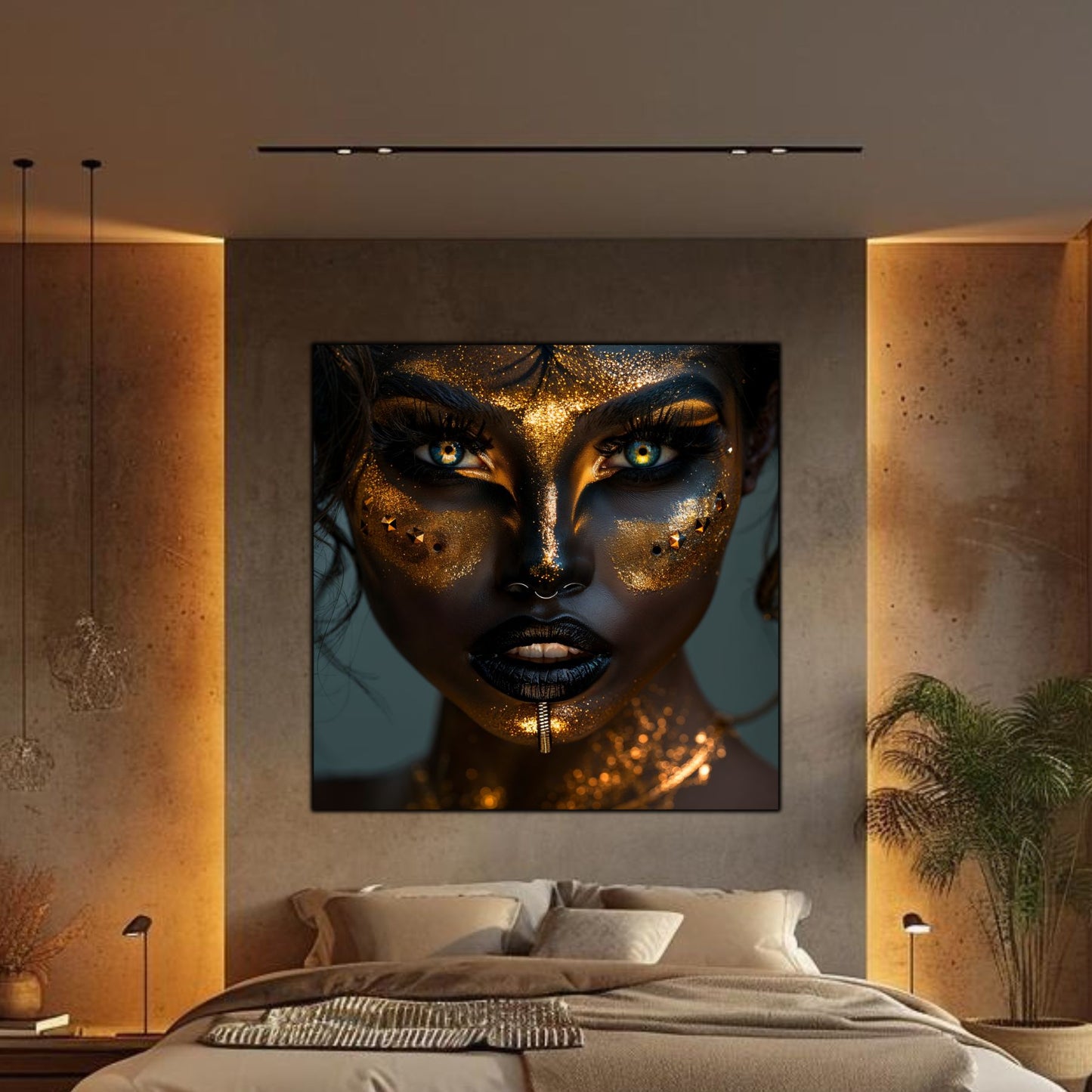 Tablou Sticla Securizata - Dark Zen - Reimagined10