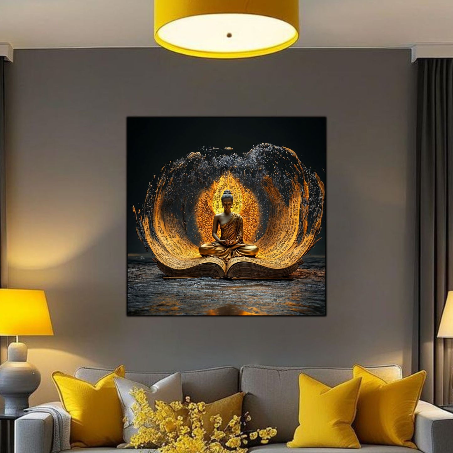 Tablou Decorativ pt Living sau Dormitor - Print UV pe Sticla - „Ascend” - No16