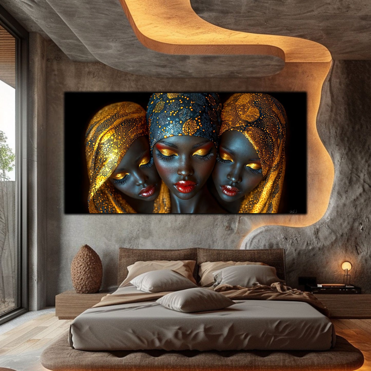 Tablou unicat din sticlă securizată - Beyond Tribe NO06