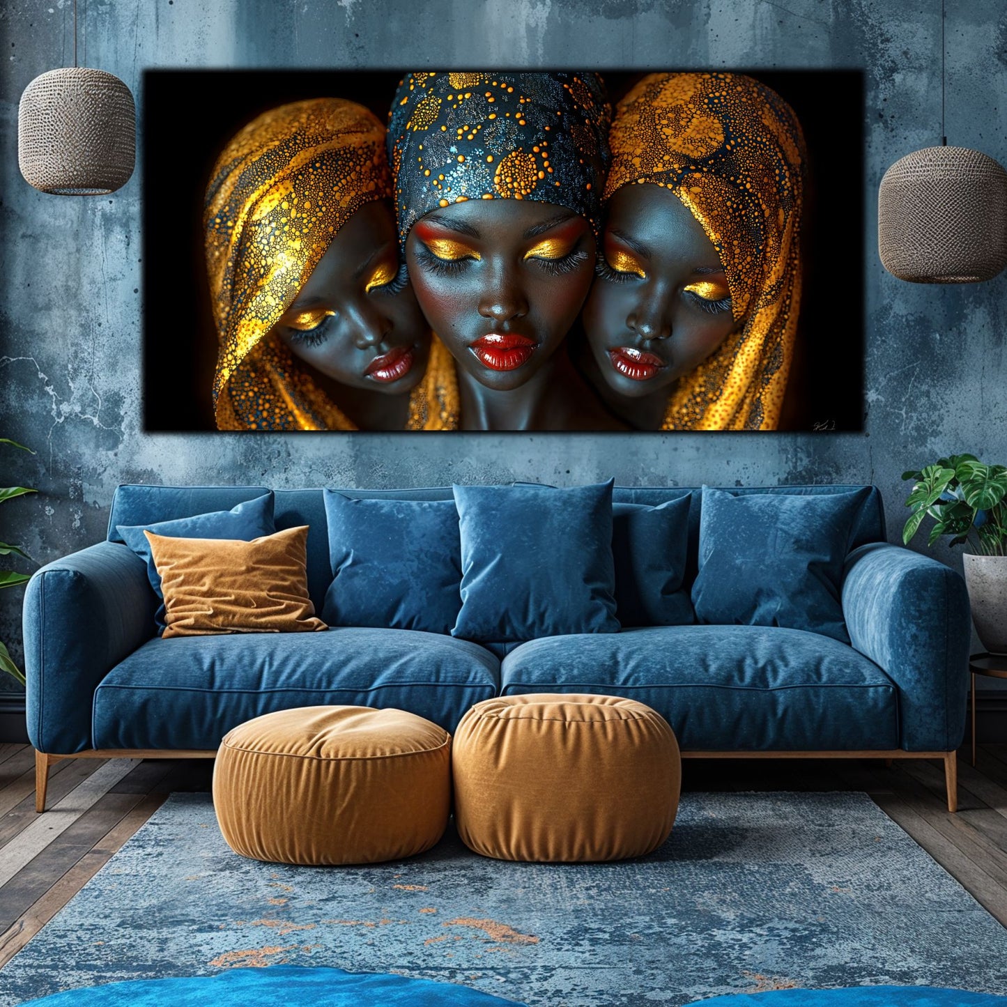 Tablou unicat din sticlă securizată - Beyond Tribe NO06