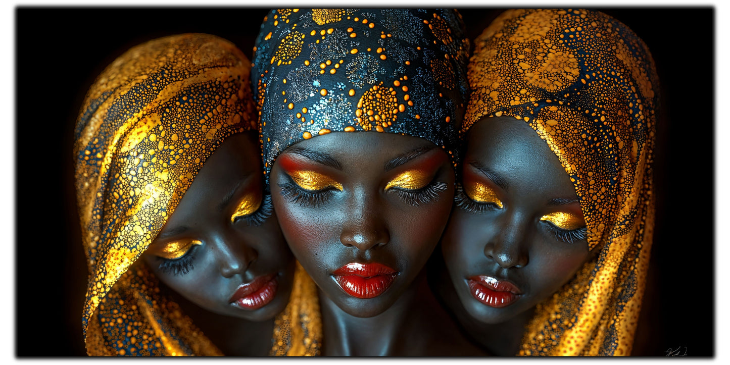 Tablou unicat din sticlă securizată - Beyond Tribe NO06