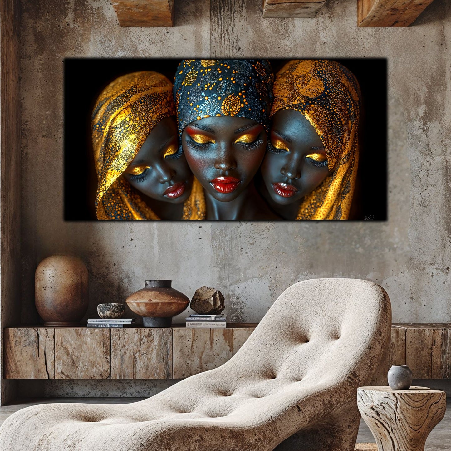 Tablou unicat din sticlă securizată - Beyond Tribe NO06