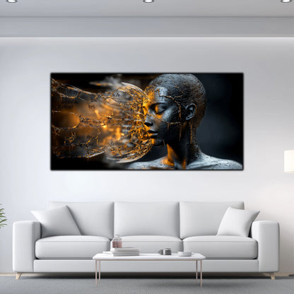 Tablou Sticla Securizata - Broken Mind 09