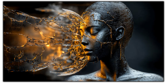 Tablou Sticla Securizata - Broken Mind 09