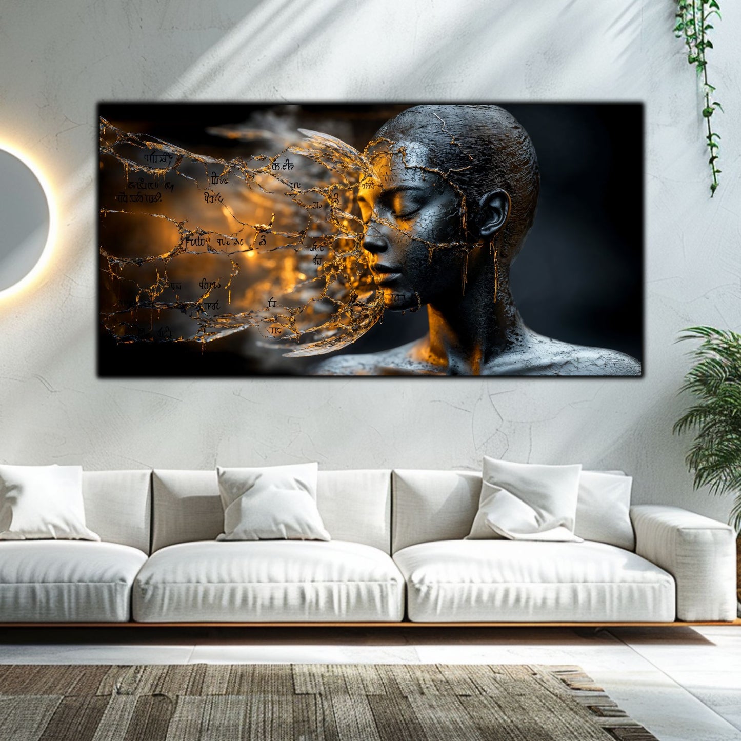 Tablou Sticla Securizata - Broken Mind 09