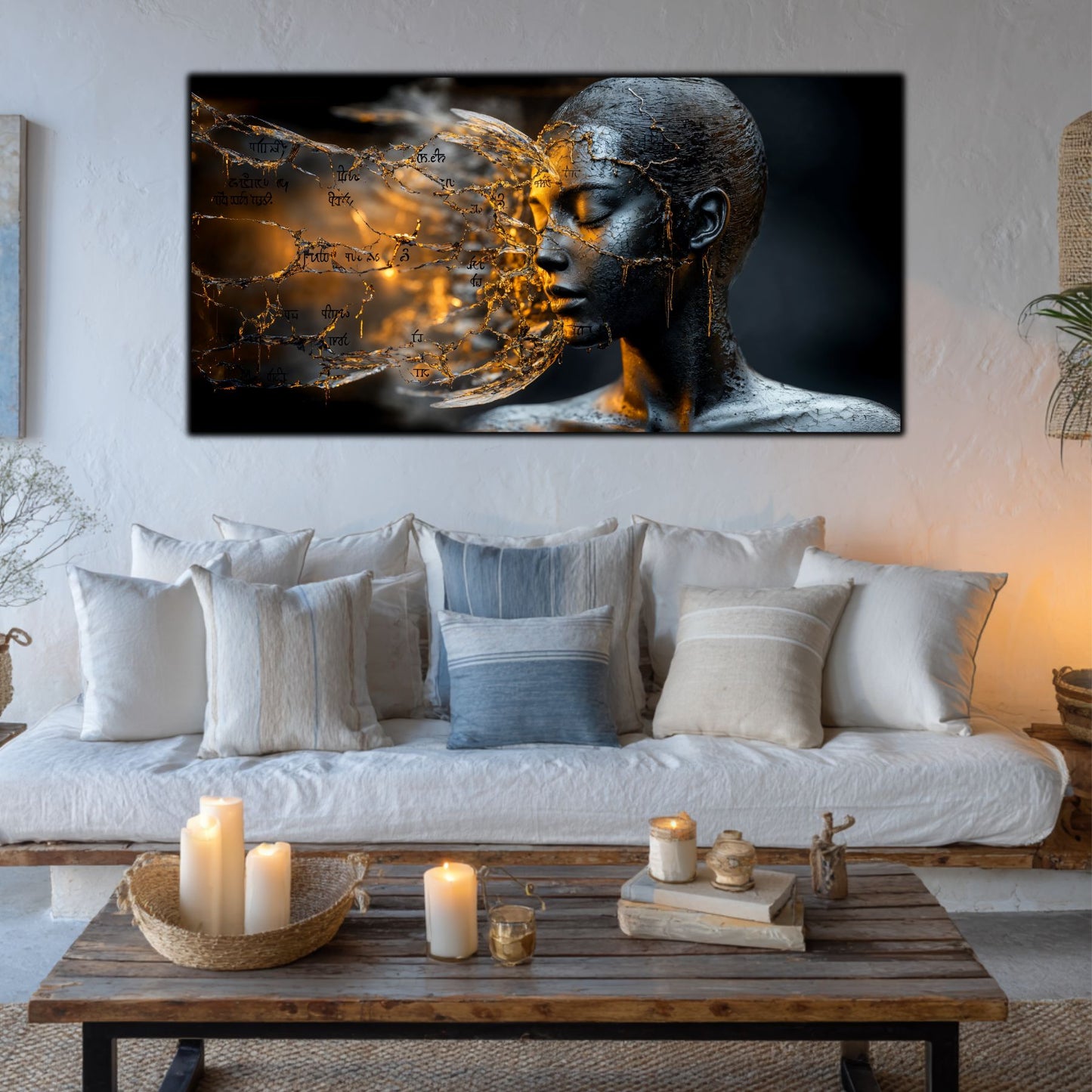 Tablou Sticla Securizata - Broken Mind 09