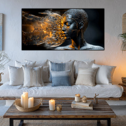 Tablou Sticla Securizata - Broken Mind 09