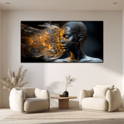 Tablou Sticla Securizata - Broken Mind 09