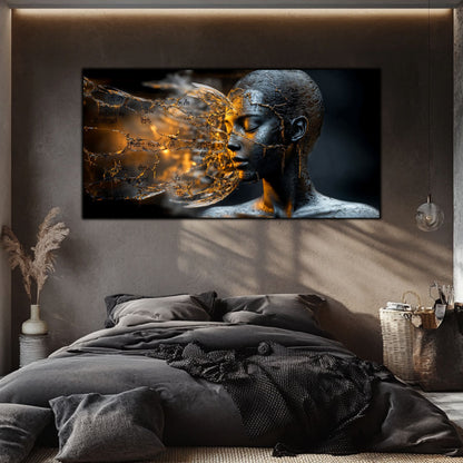 Tablou Sticla Securizata - Broken Mind 09