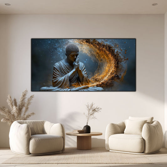 Tablou Decorativ pe Sticla Securizata – Ideal pt Dormitor si Living - Beyond Stardust No12