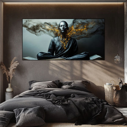 Beyond Meditation - Tablouri moderne pe sticla securizata pentru living contemporan NO47