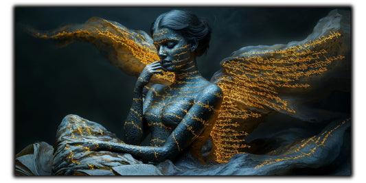 Beyond Meditation - Tablouri moderne pe sticla securizata pentru living contemporan NO39