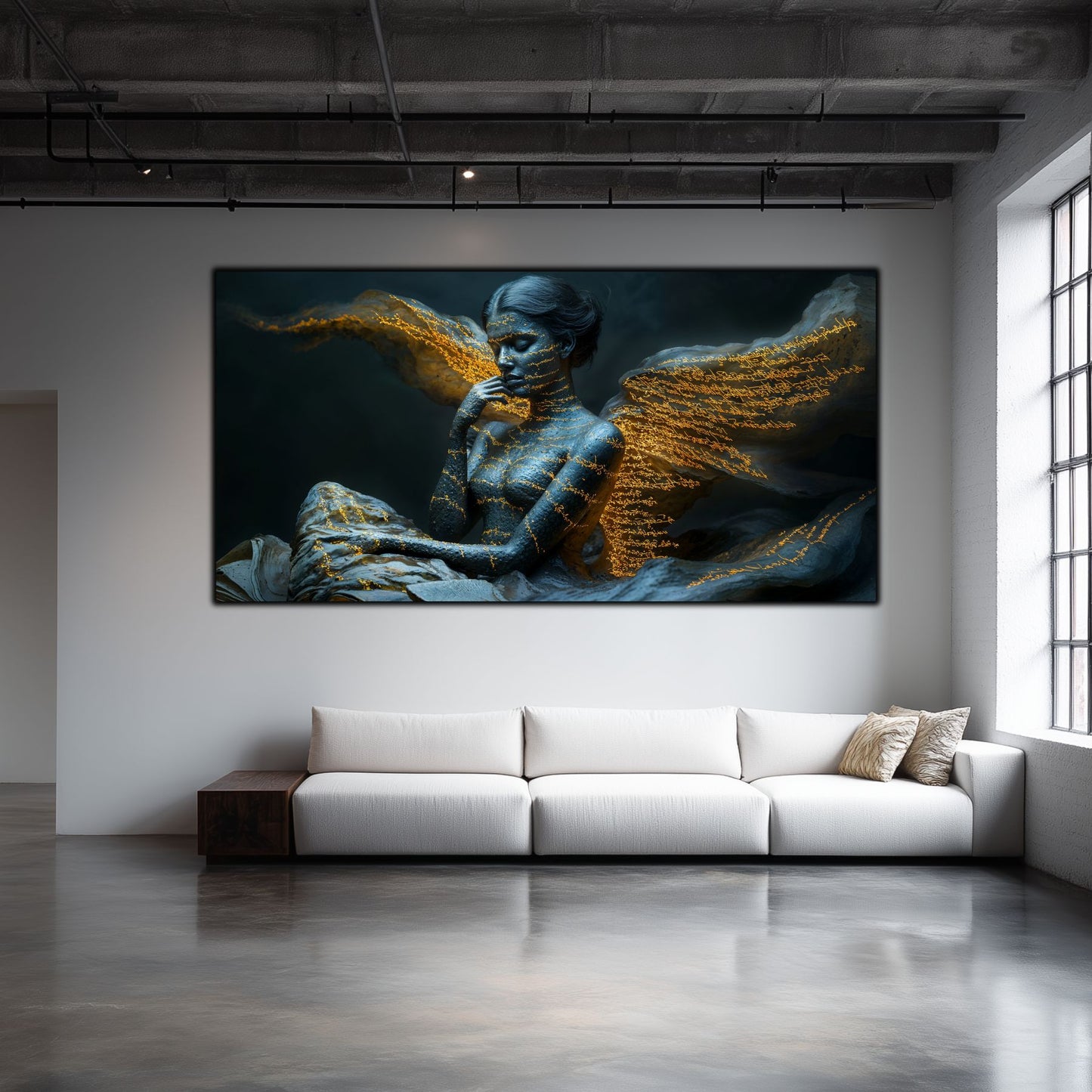 Beyond Meditation - Tablouri moderne pe sticla securizata pentru living contemporan NO39