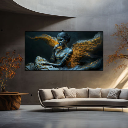 Beyond Meditation - Tablouri moderne pe sticla securizata pentru living contemporan NO39