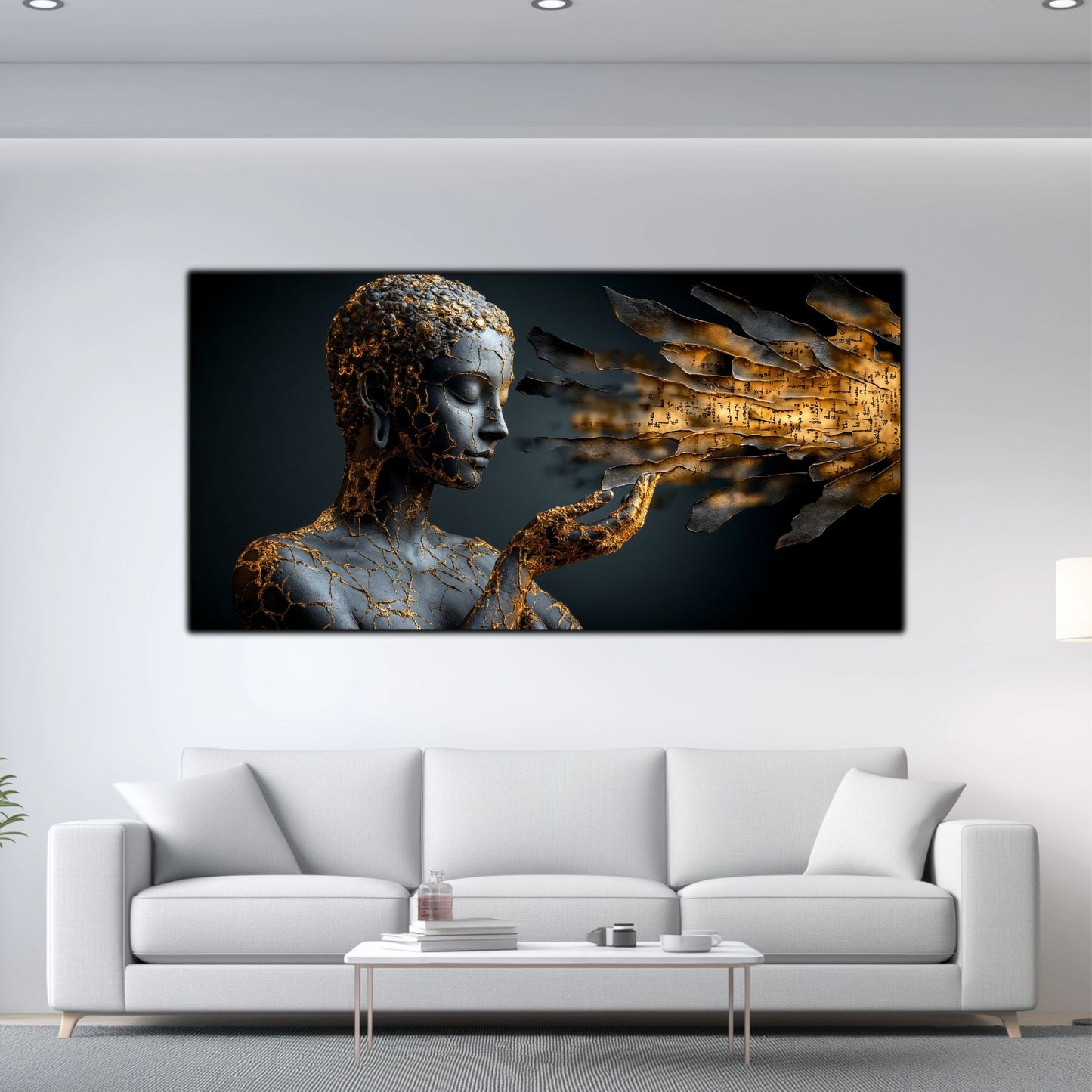 Tablou Sticla Securizata - Broken Mind 16