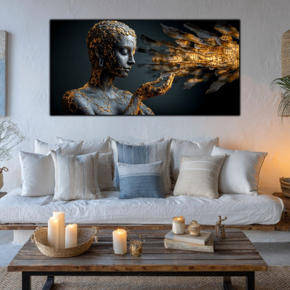 Tablou Sticla Securizata - Broken Mind 16