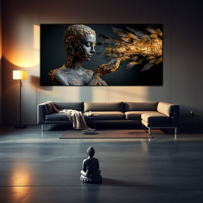 Tablou Sticla Securizata - Broken Mind 16