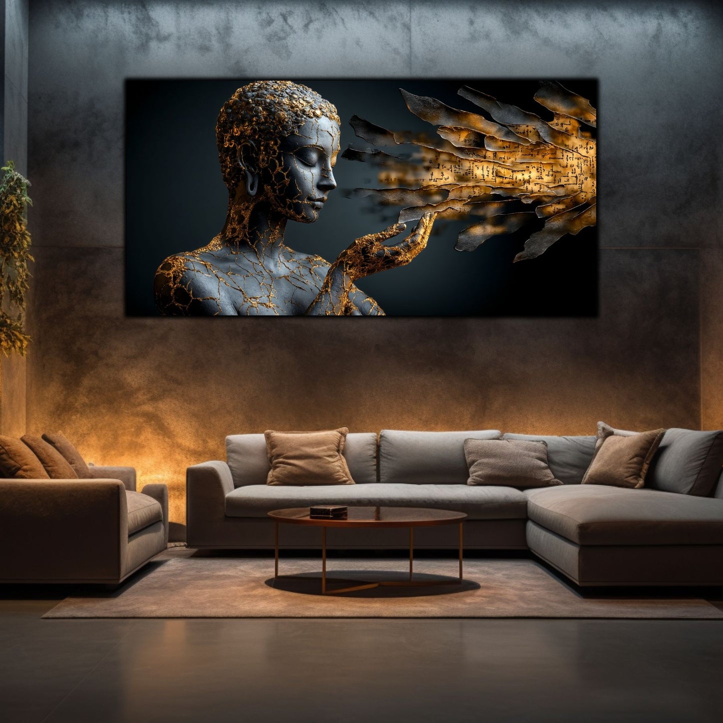 Tablou Sticla Securizata - Broken Mind 16