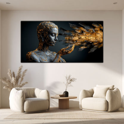 Tablou Sticla Securizata - Broken Mind 16