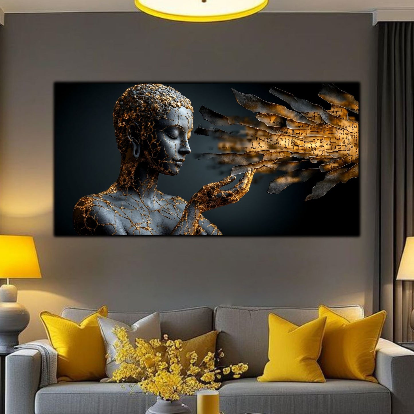 Tablou Sticla Securizata - Broken Mind 16