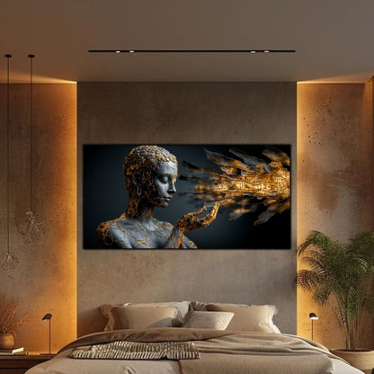 Tablou Sticla Securizata - Broken Mind 16