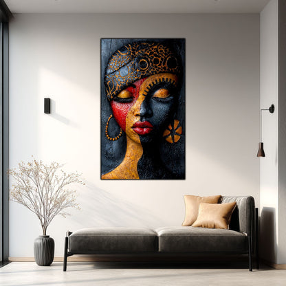 Tablou pt Decorul Livingului Modern – Sticla Securizata – Colectia Ancestral - No15