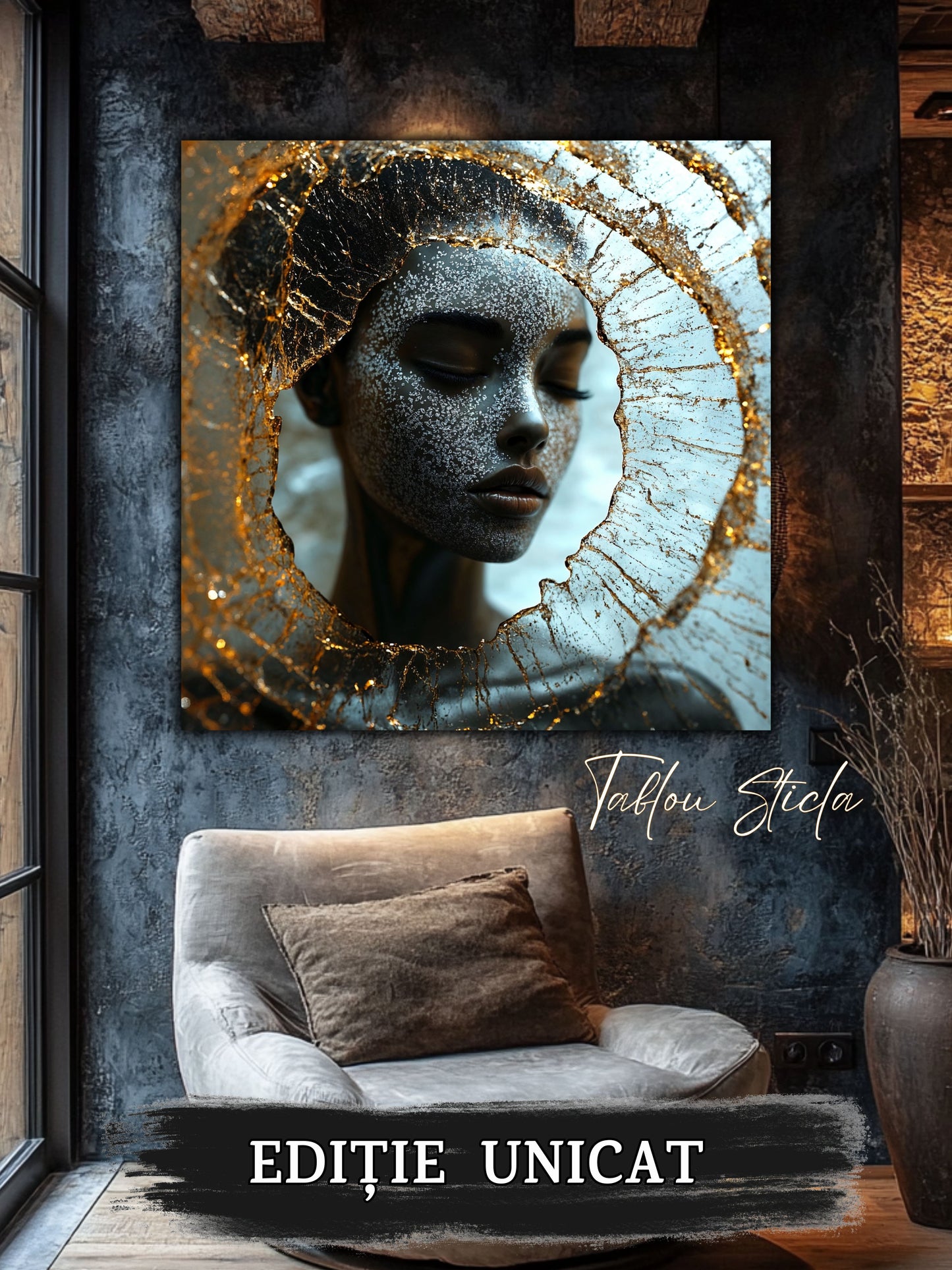 Liquid dream - Tablou Unicat pe Sticla - 11