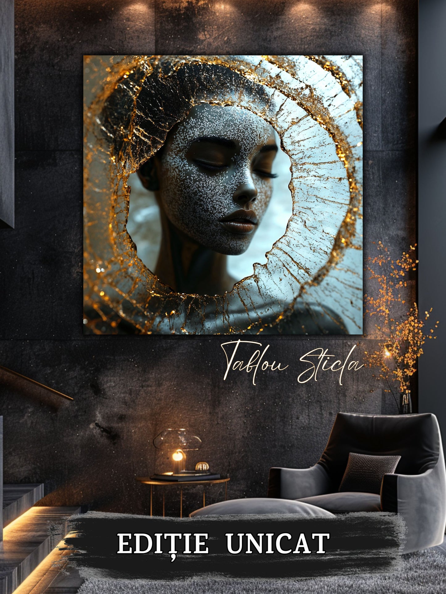 Liquid dream - Tablou Unicat pe Sticla - 11