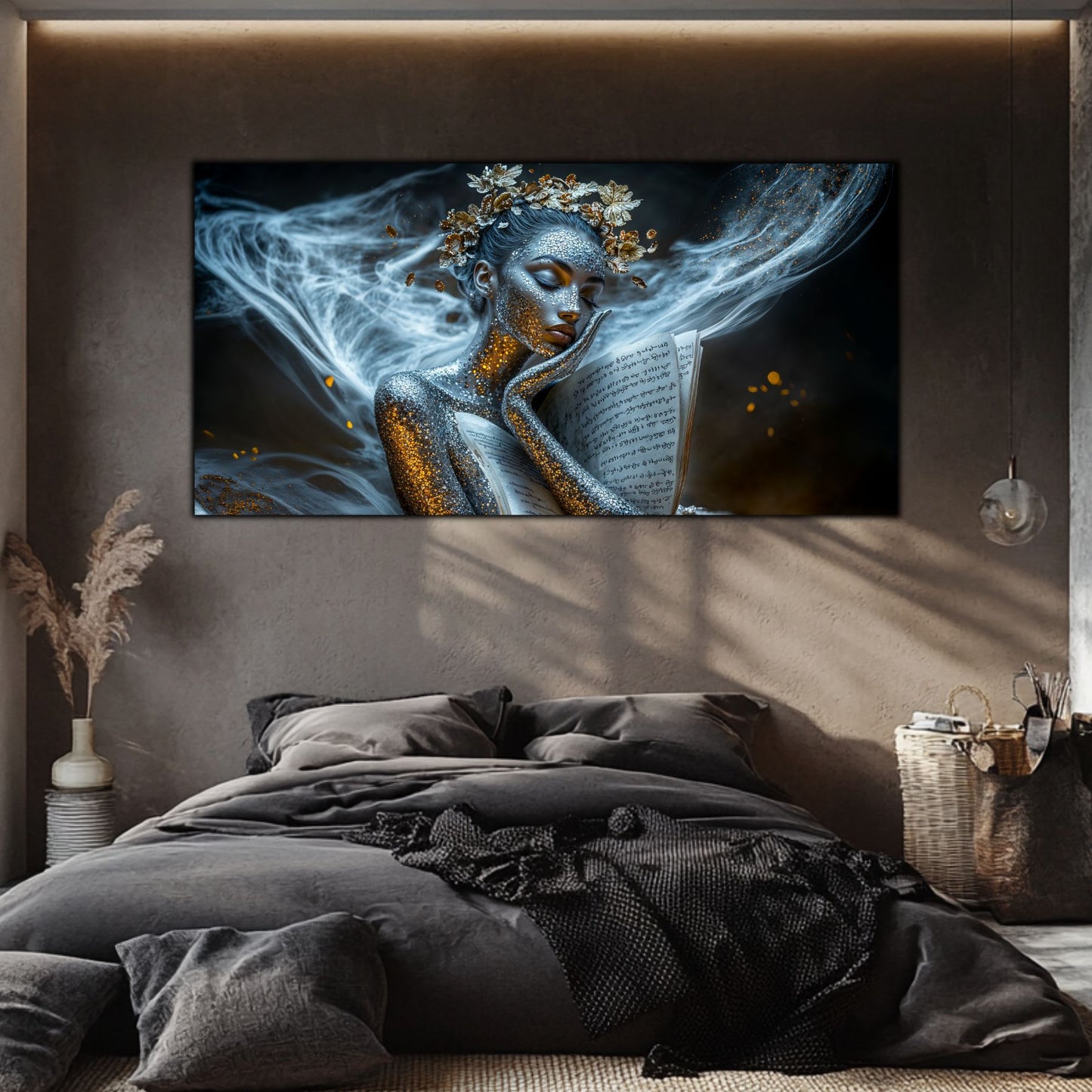 Beyond Meditation - Tablouri moderne pe sticla securizata pentru living contemporan NO43