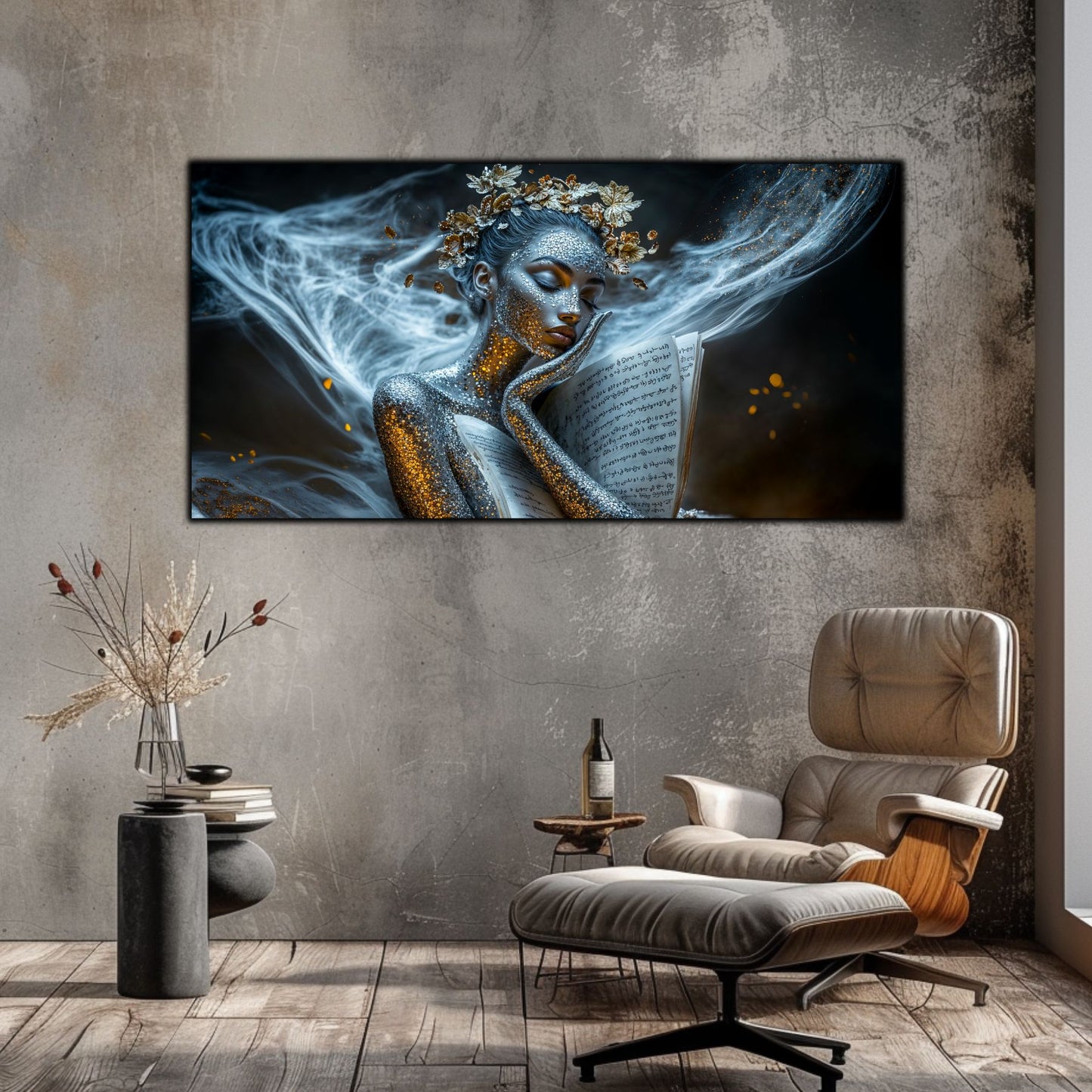 Beyond Meditation - Tablouri moderne pe sticla securizata pentru living contemporan NO43