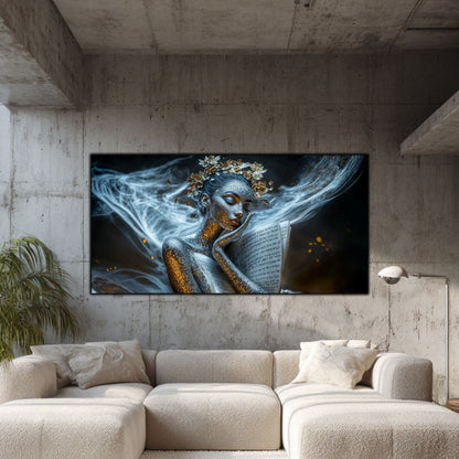 Beyond Meditation - Tablouri moderne pe sticla securizata pentru living contemporan NO43