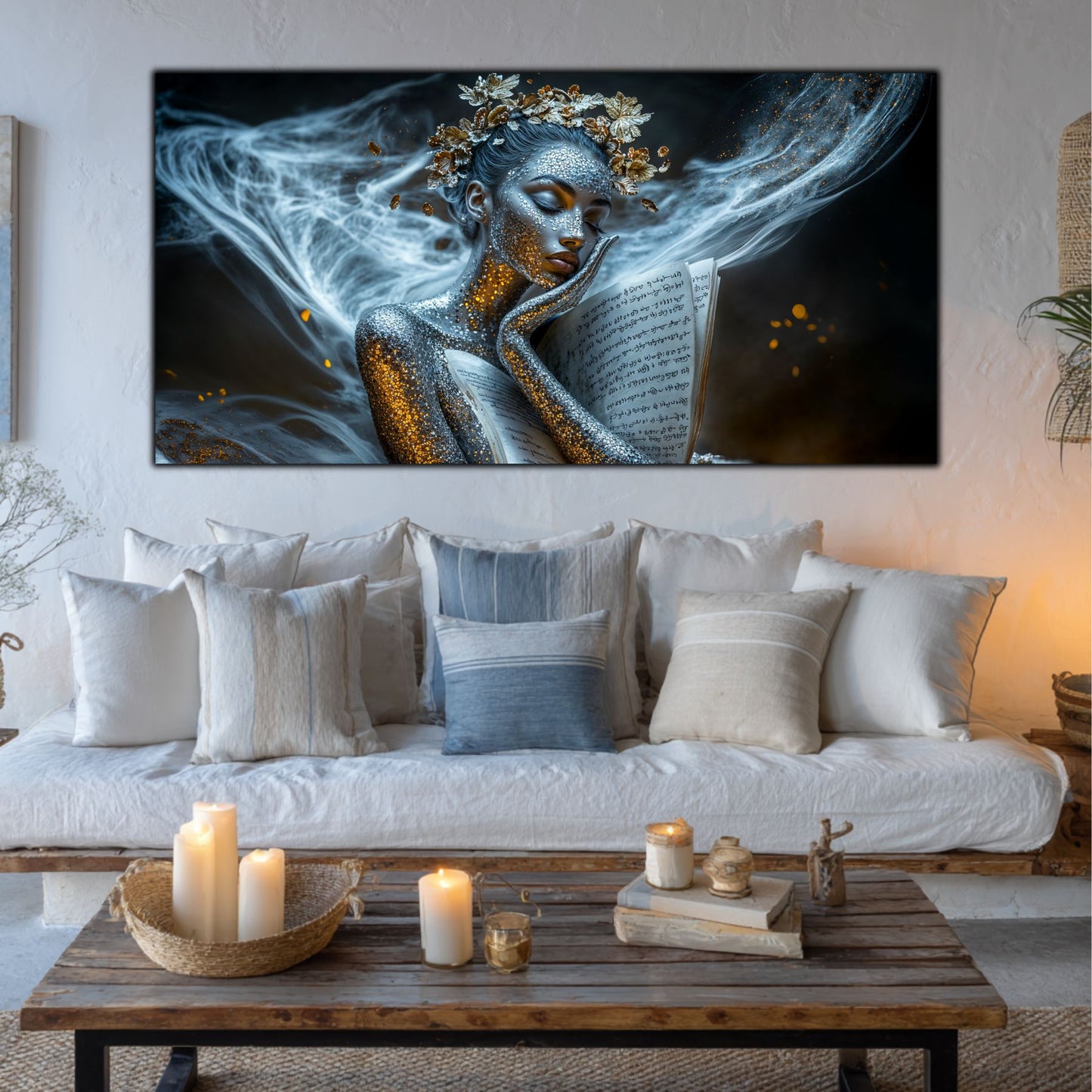 Beyond Meditation - Tablouri moderne pe sticla securizata pentru living contemporan NO43