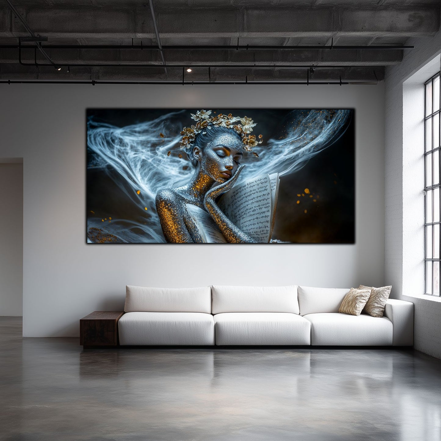 Beyond Meditation - Tablouri moderne pe sticla securizata pentru living contemporan NO43