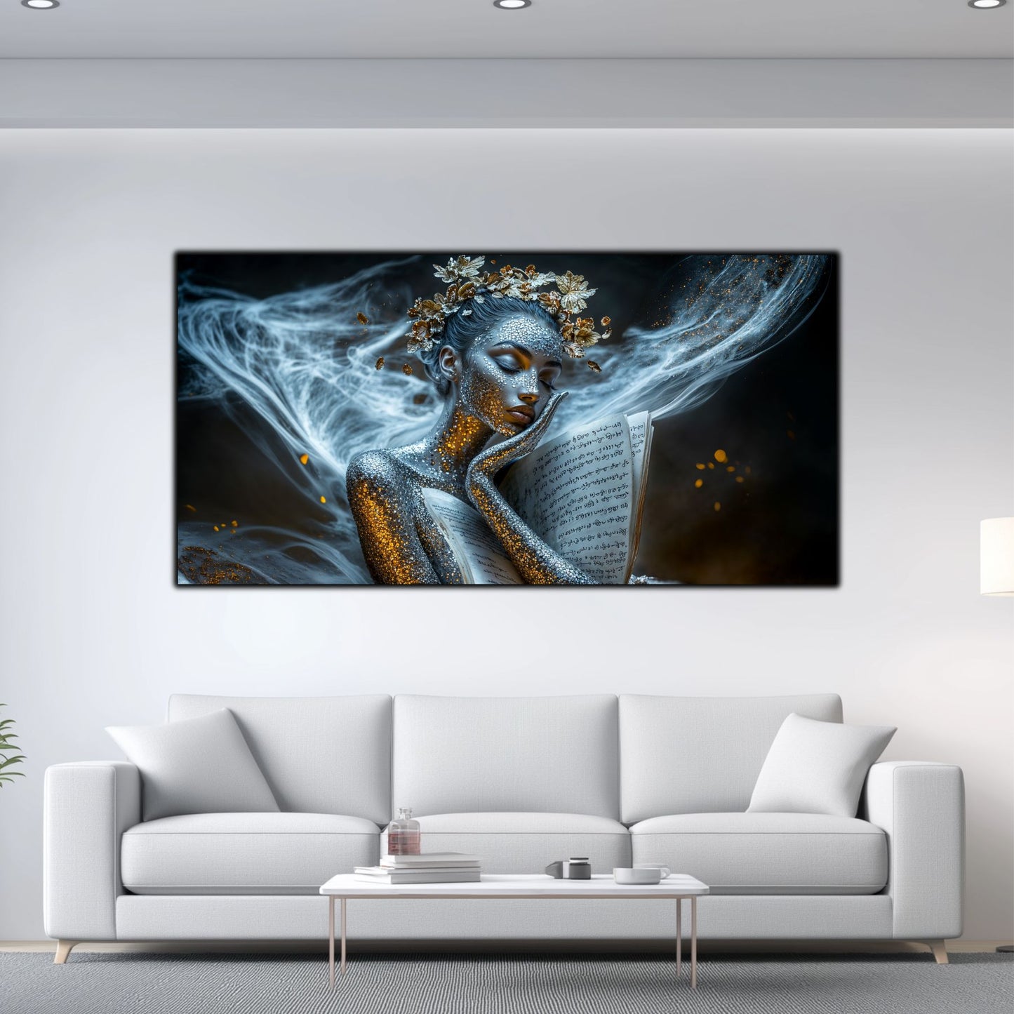 Beyond Meditation - Tablouri moderne pe sticla securizata pentru living contemporan NO43