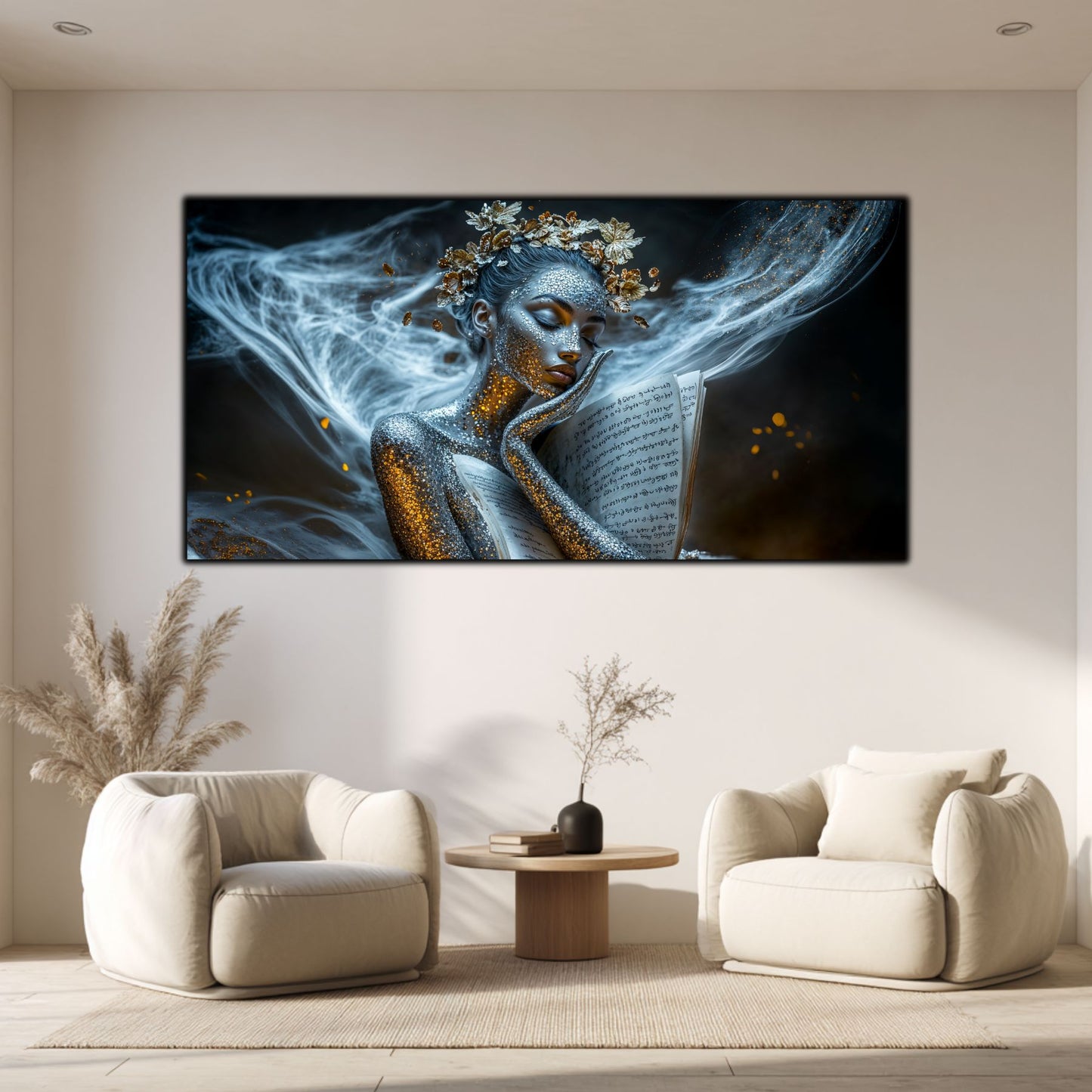 Beyond Meditation - Tablouri moderne pe sticla securizata pentru living contemporan NO43