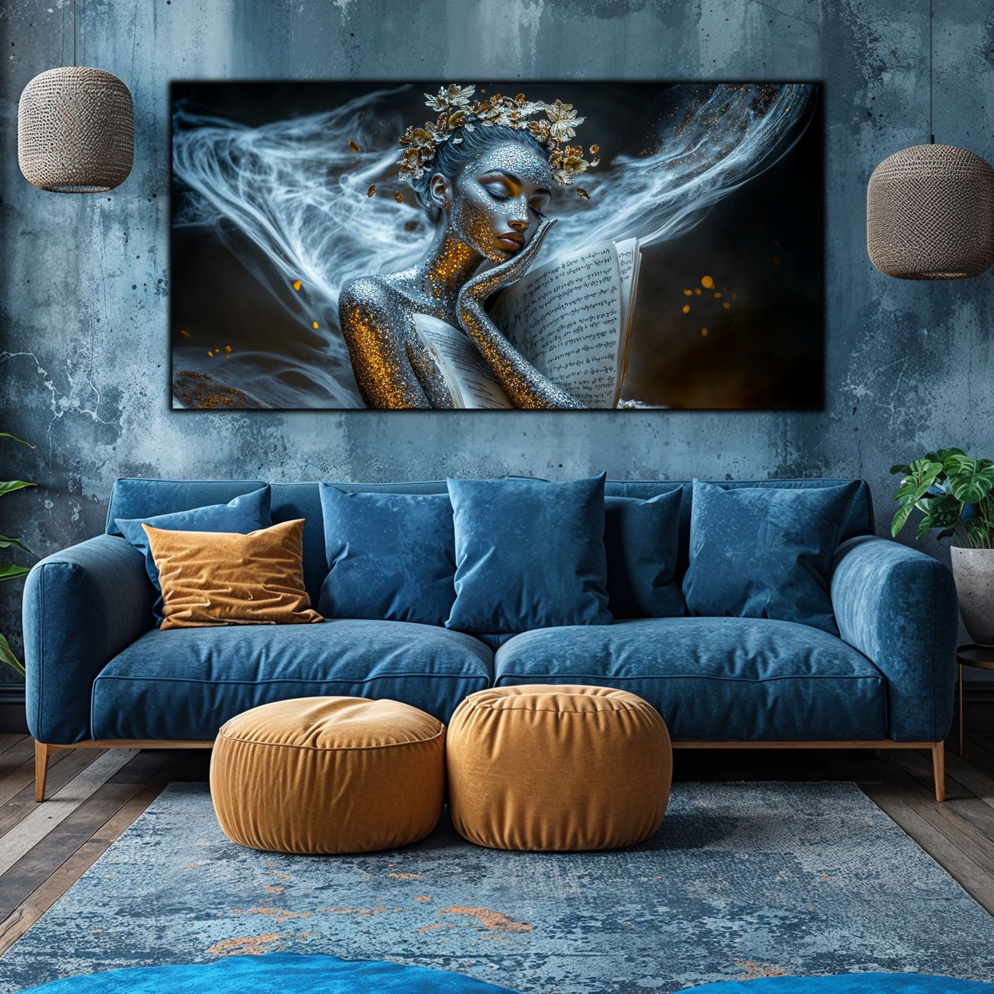 Beyond Meditation - Tablouri moderne pe sticla securizata pentru living contemporan NO43