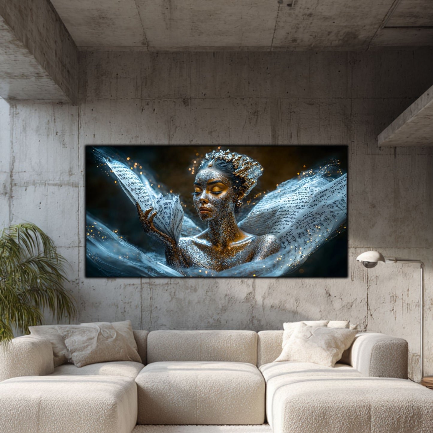 Beyond Meditation - Tablouri moderne pe sticla securizata pentru living contemporan NO36